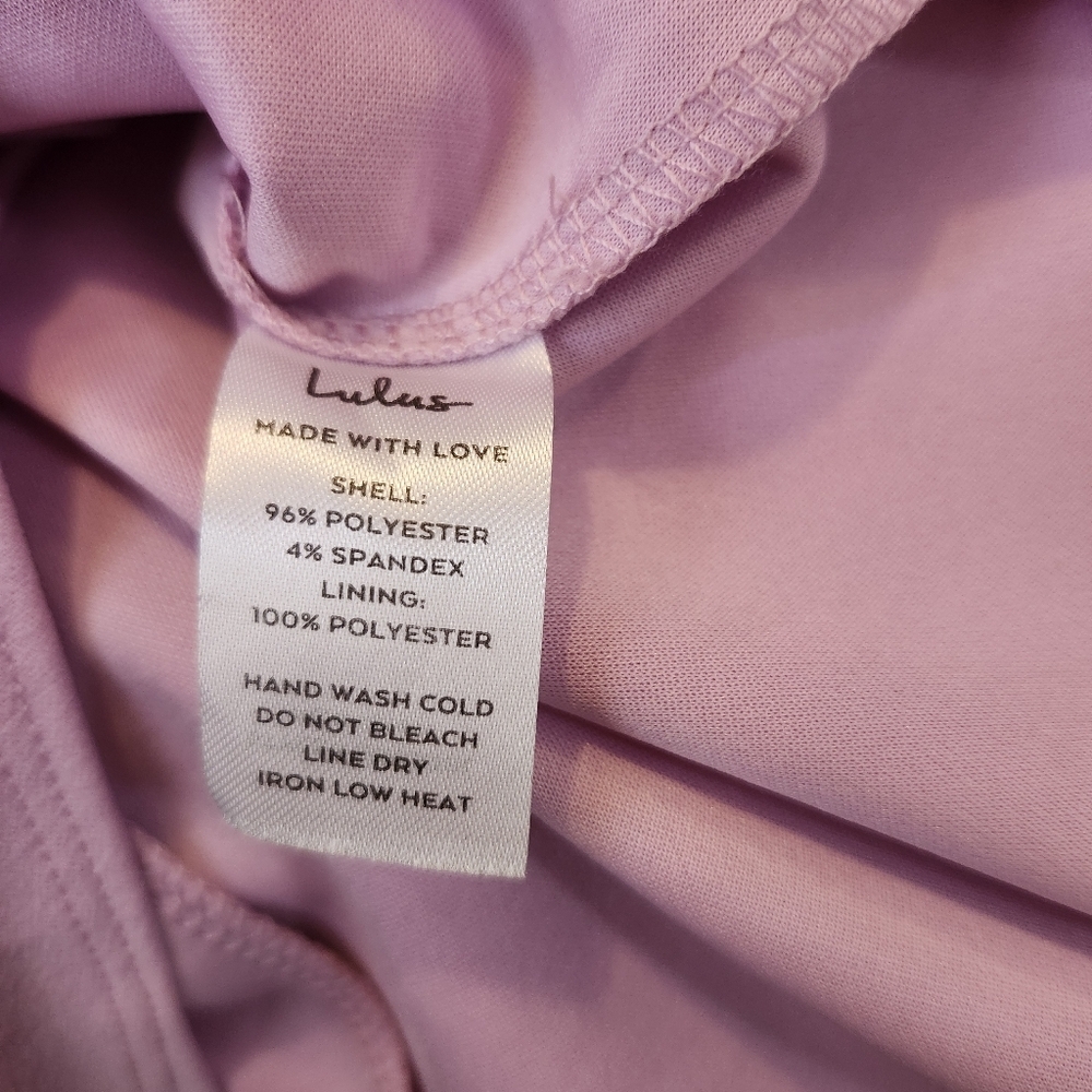 Lulus Forever Your Girl Mauve Body Con Mini Dress. Sz XL - Picture 9 of 10